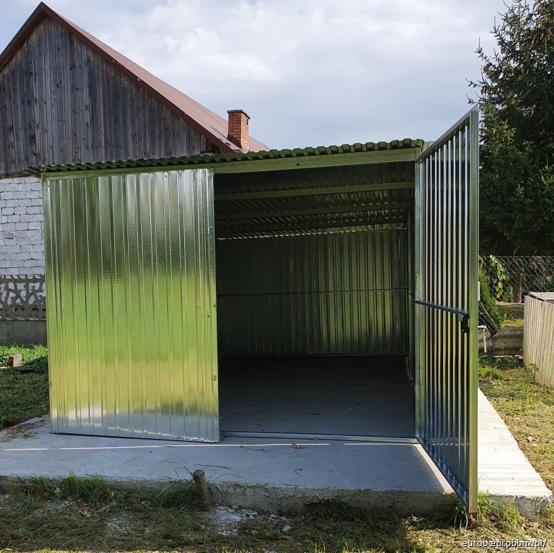Garaż Blaszany od Producenta: 3x5m - WZMOCNIONY